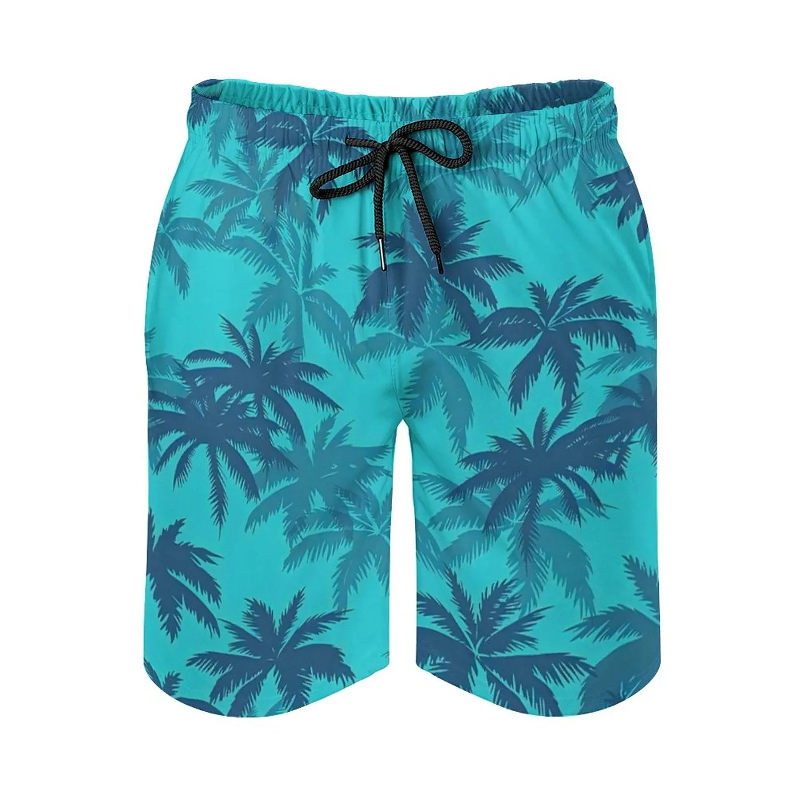 Men's Sports Hawaiian Coconut Palm Shorts 2312000412