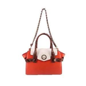 MICHAEL KORS CARMEN MEDIUM BELTED SATCHELS ORANGE