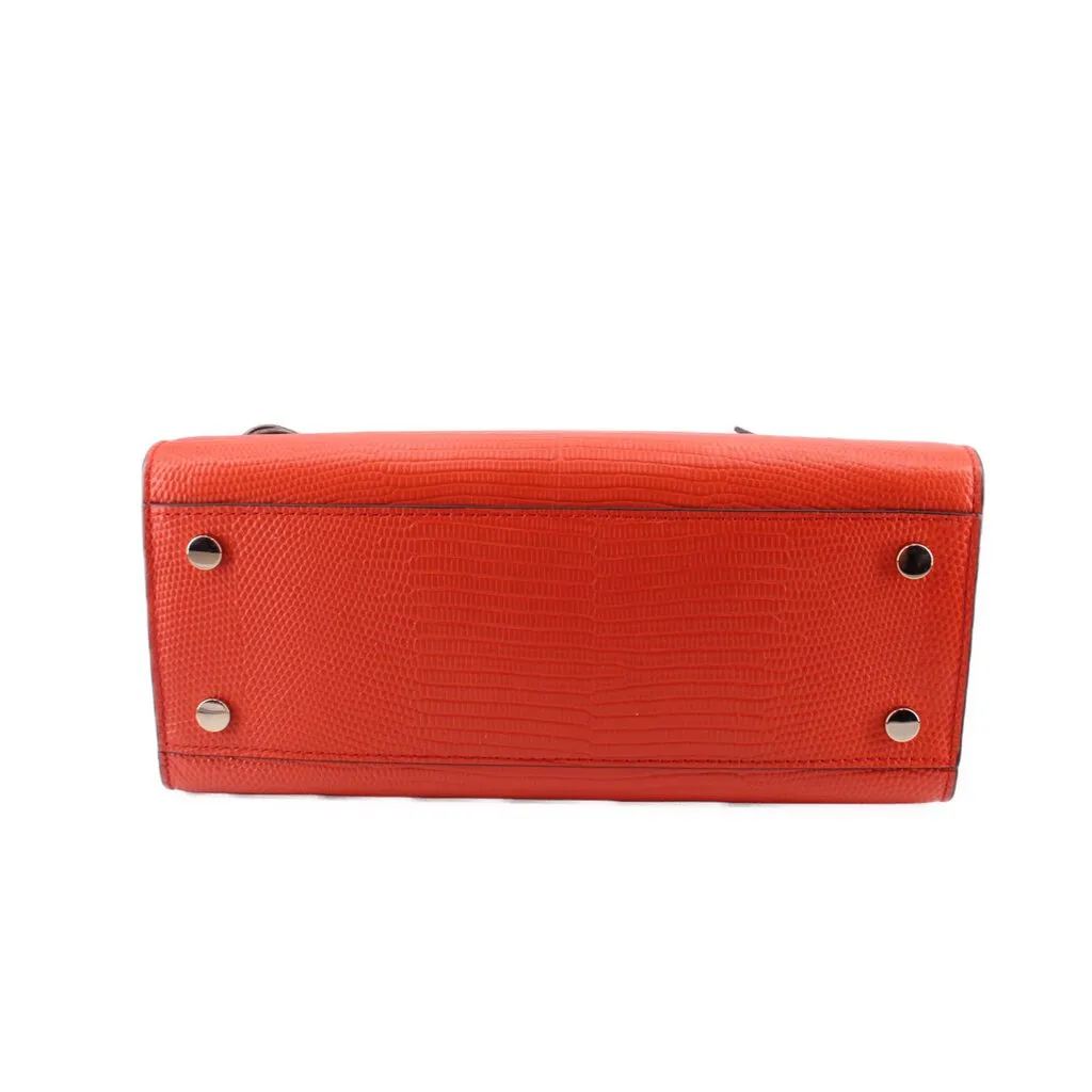 MICHAEL KORS CARMEN MEDIUM BELTED SATCHELS ORANGE