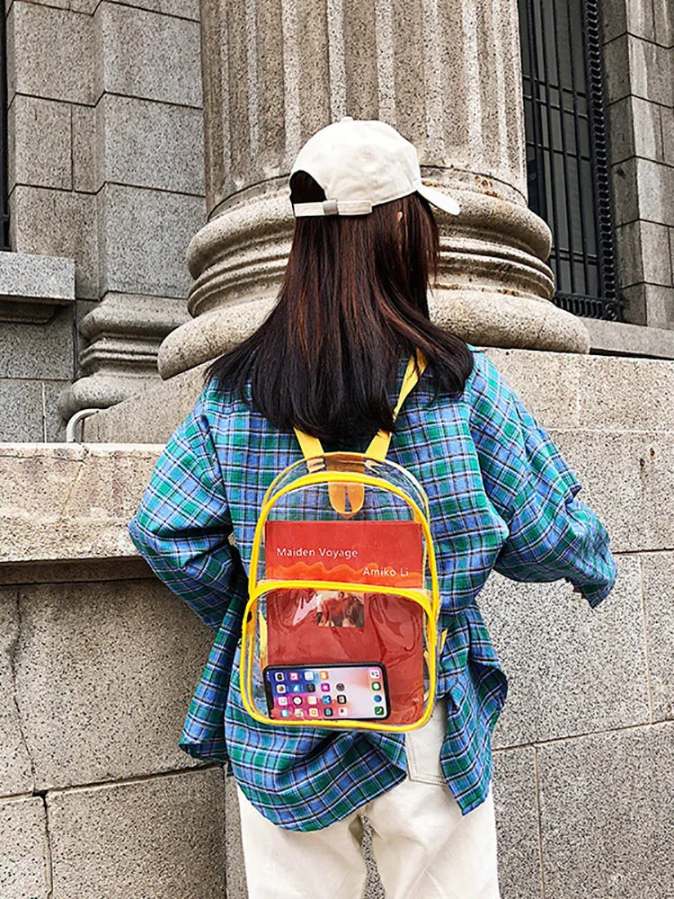 Minimalist Clear Waterproof Backpack