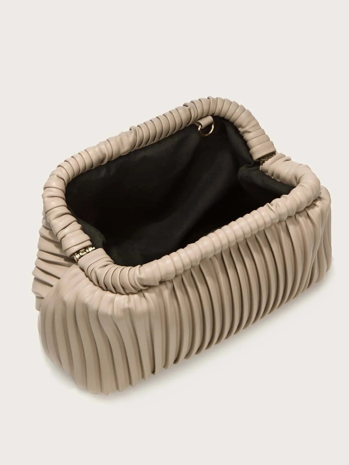 Minimalist Ruched Bag - ᗰ'₂₂ - Khaki