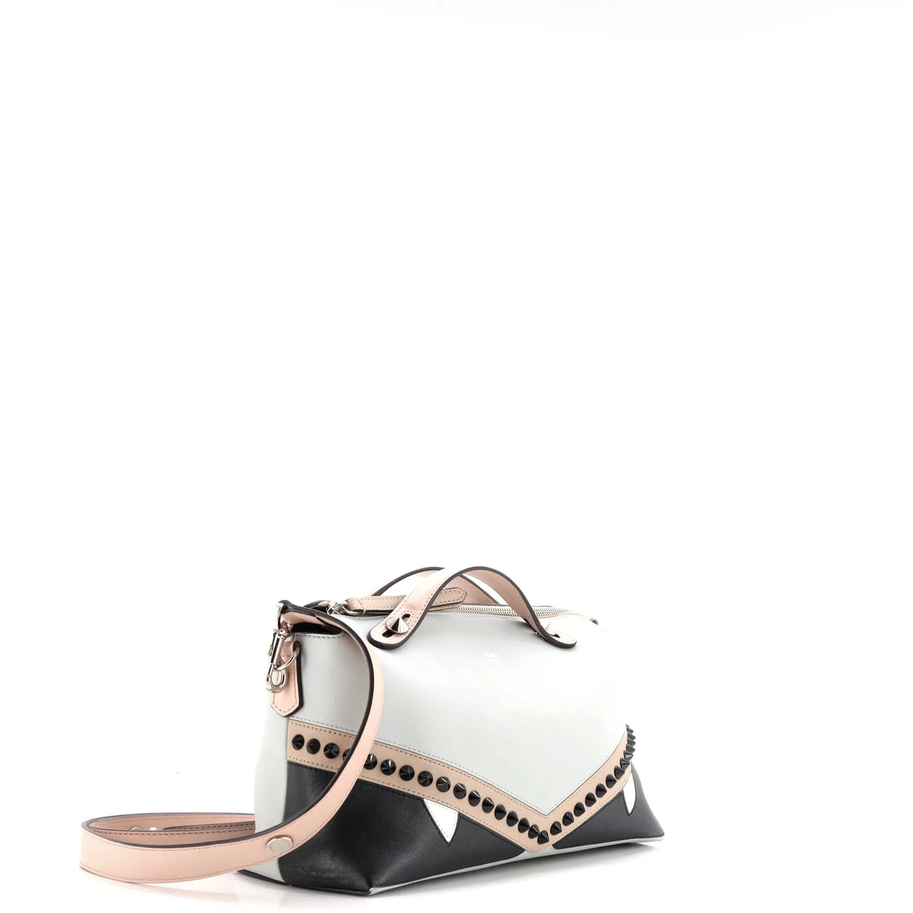 Monster By The Way Satchel Studded Leather Medium