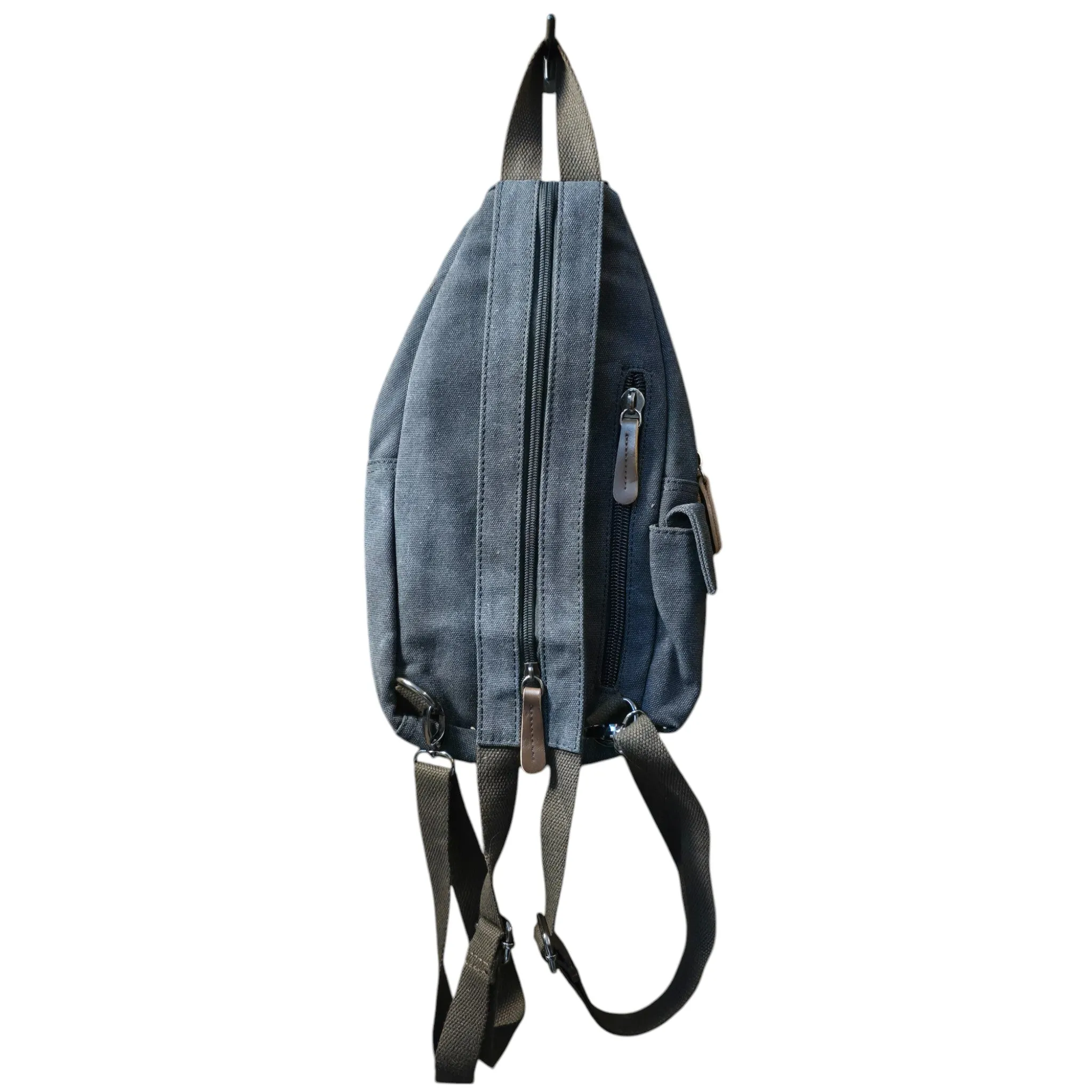 Montana Twist Small Canvas Sling Backpack