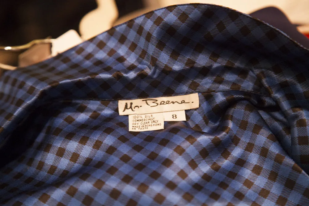 Mr Beene Blue Vintage Blouse