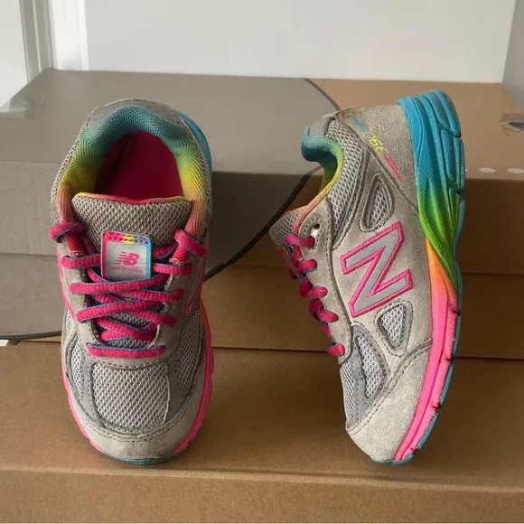 New Balance 990 Toddler Multicolor Sneakers- SZ 9 C