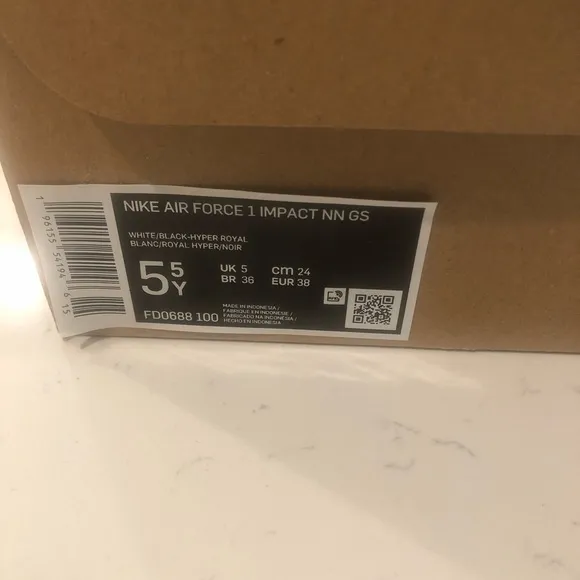 Nike Air Force 1 Impact “Double Swoosh” boys sneakers