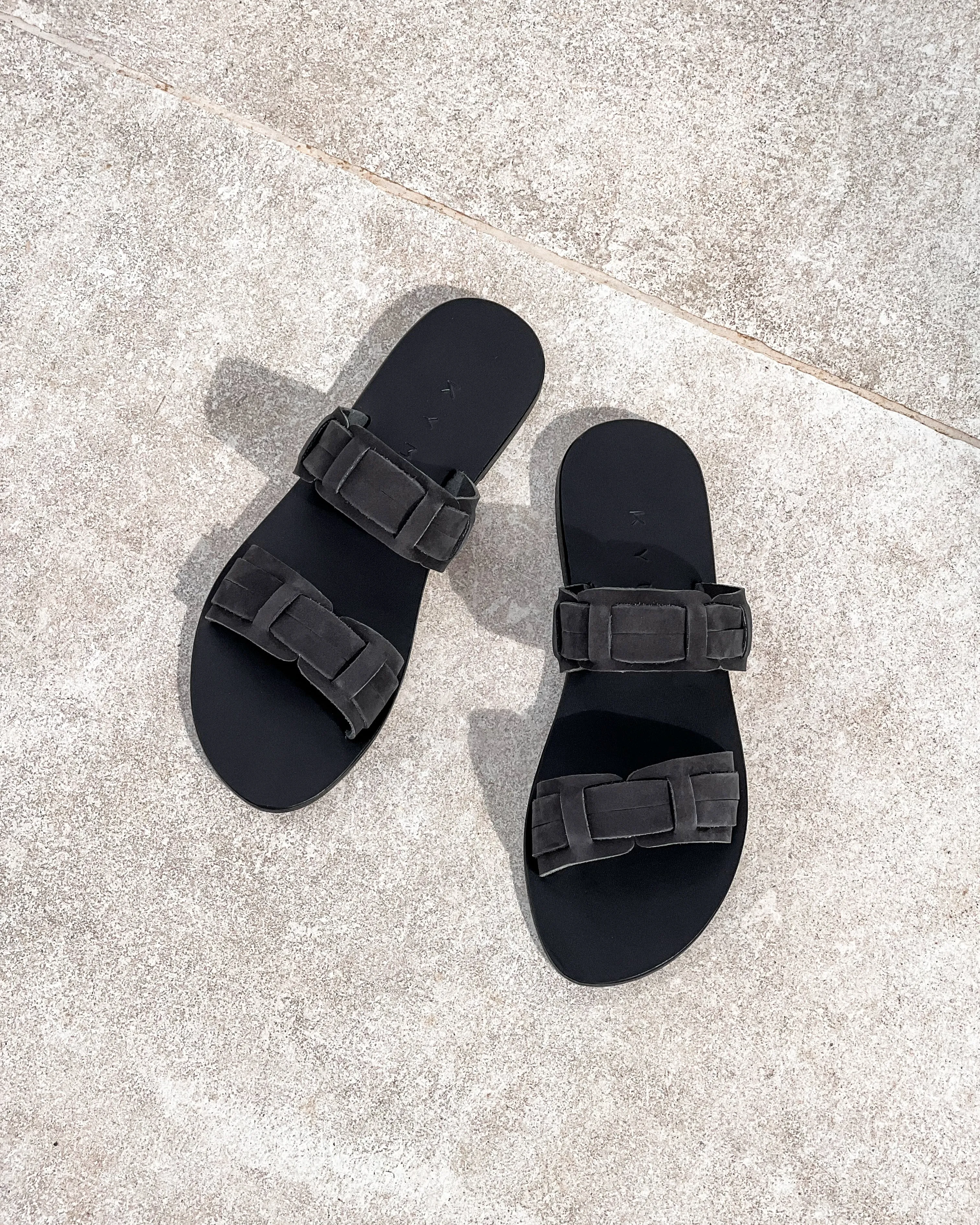 NISYROS - BLACK/BLACK SUEDE
