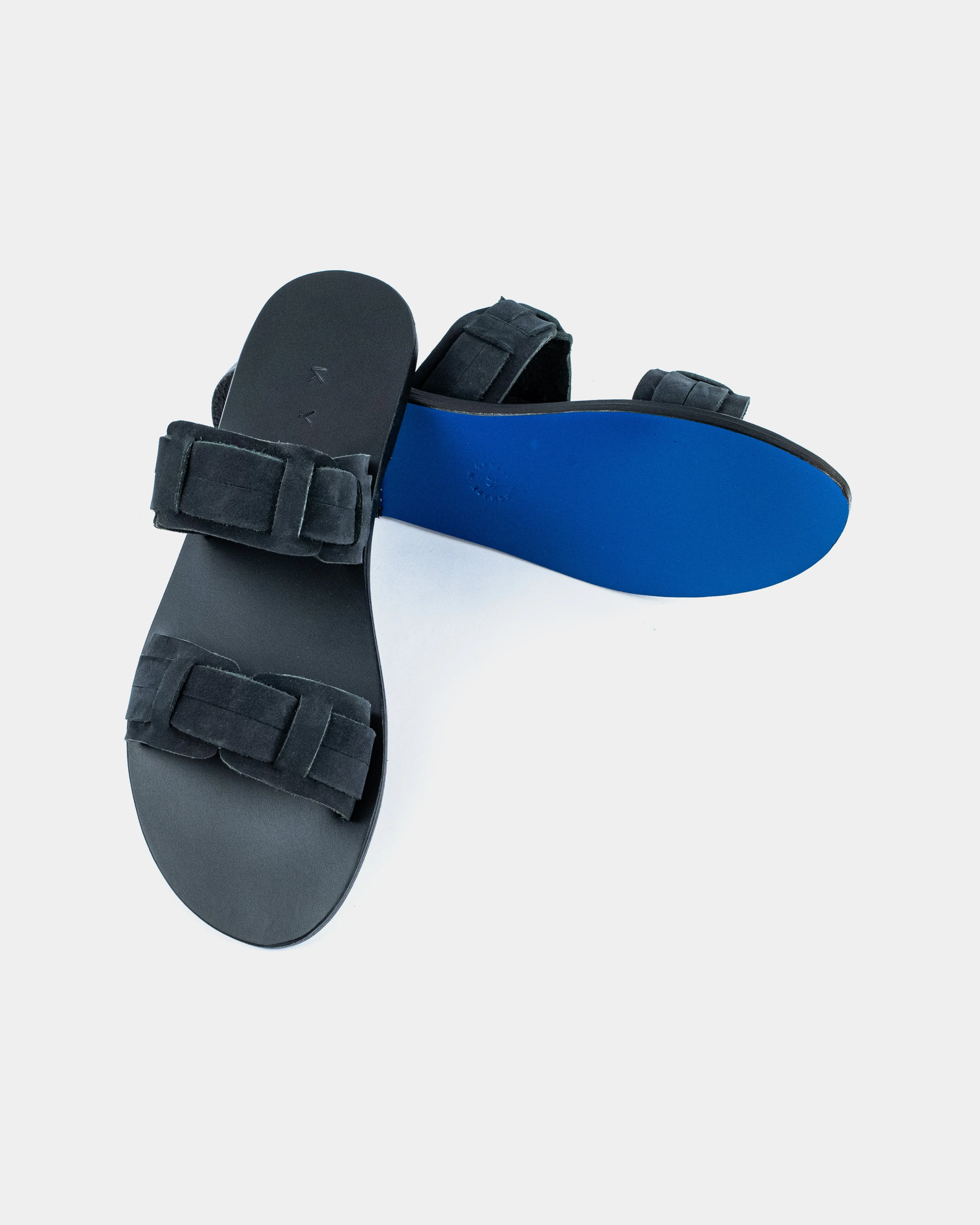 NISYROS - BLACK/BLACK SUEDE