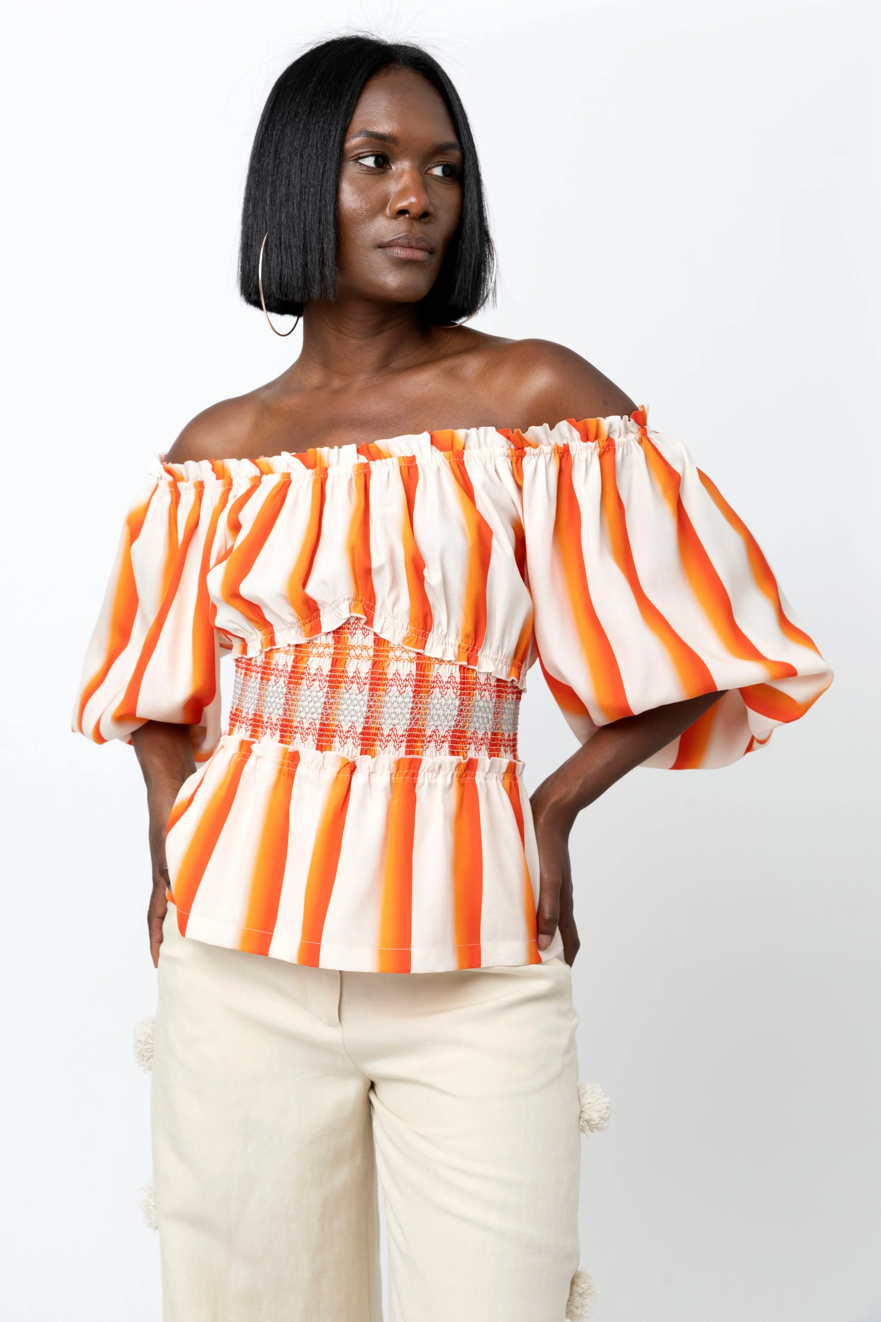 Off Shoulder Peasant