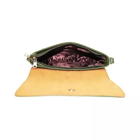 Olive Green Minimalist sling Bag – Chic Everyday Shoulder Bag (Olive)