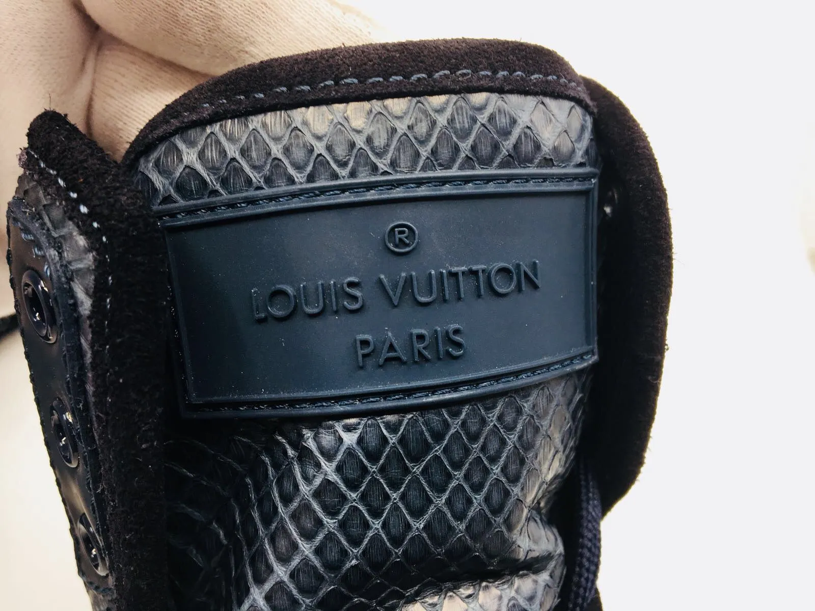On The Road Sneaker Boot Python Skin