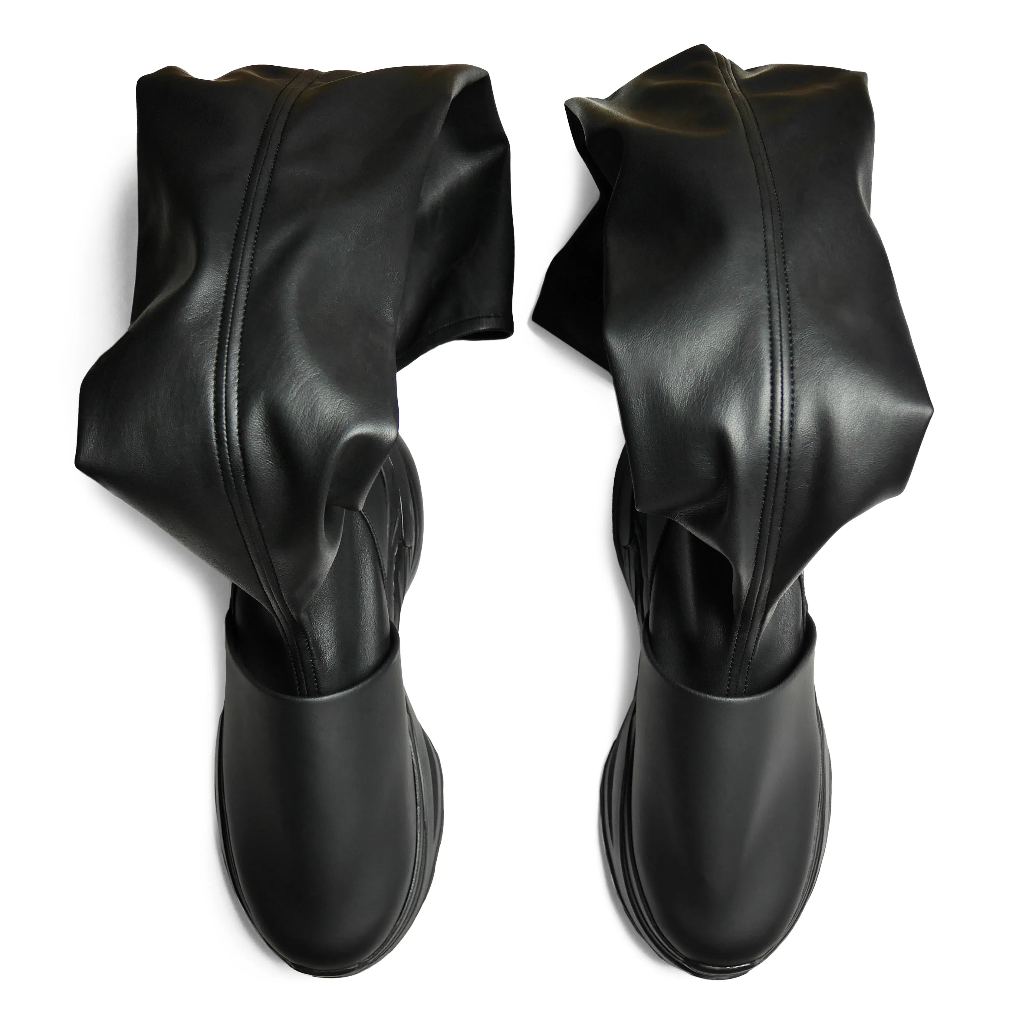 Overknee Tight Sneakers Black