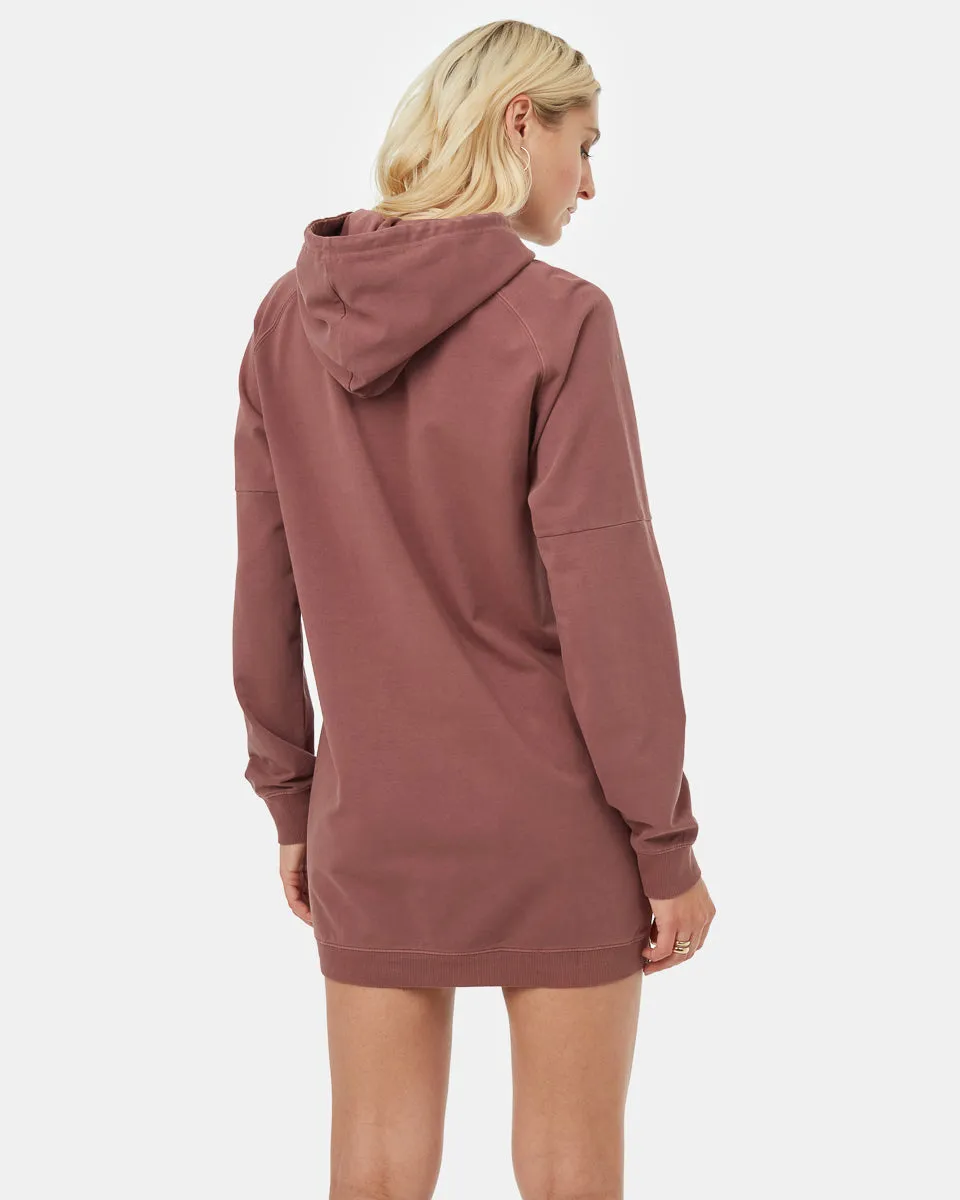 Oversized French Terry Hoodie Dress