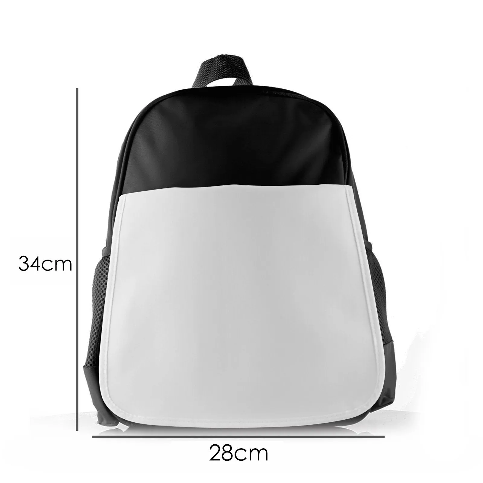 Personalised School Bag with Cute Text and Horse Flowers