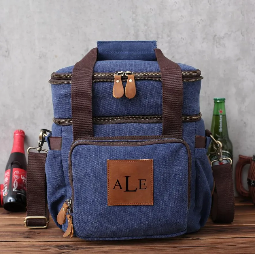 Personalized Groomsman Cooler Bag Beer Cooler Bag Insulated Lunch Cooler Bag Monogrammed Groomsmen Gift Christmas Gifts