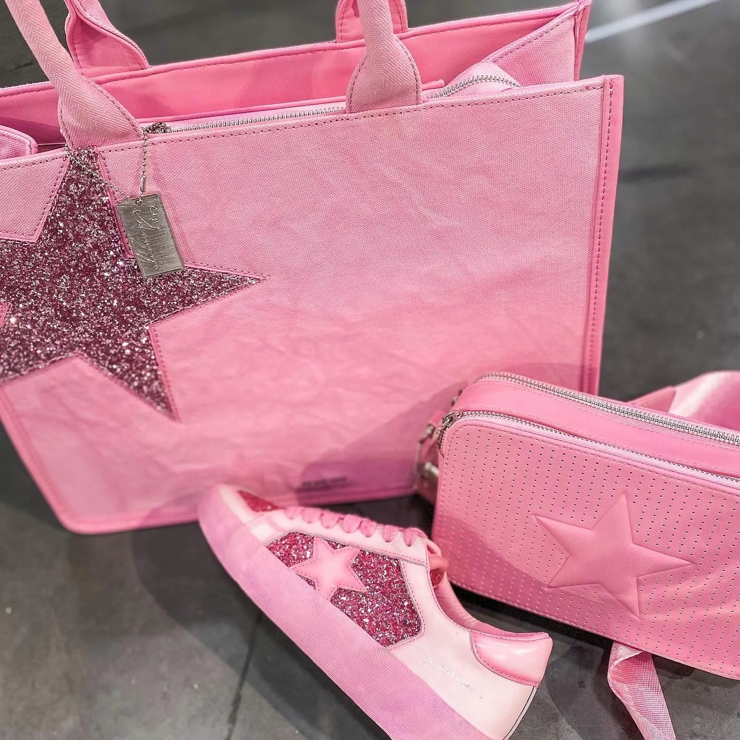 Pink Sparkle - Vintage Havana Sneakers