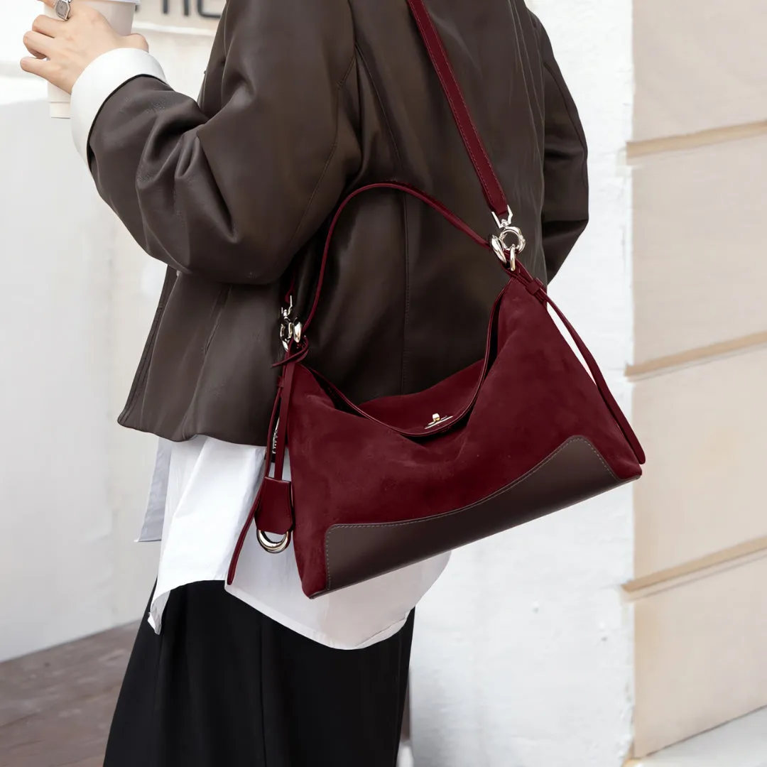 Pip Burgundy Shoulder Bag