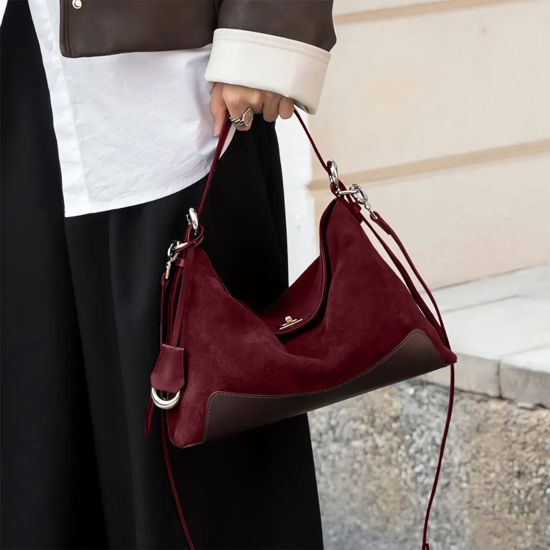 Pip Burgundy Shoulder Bag
