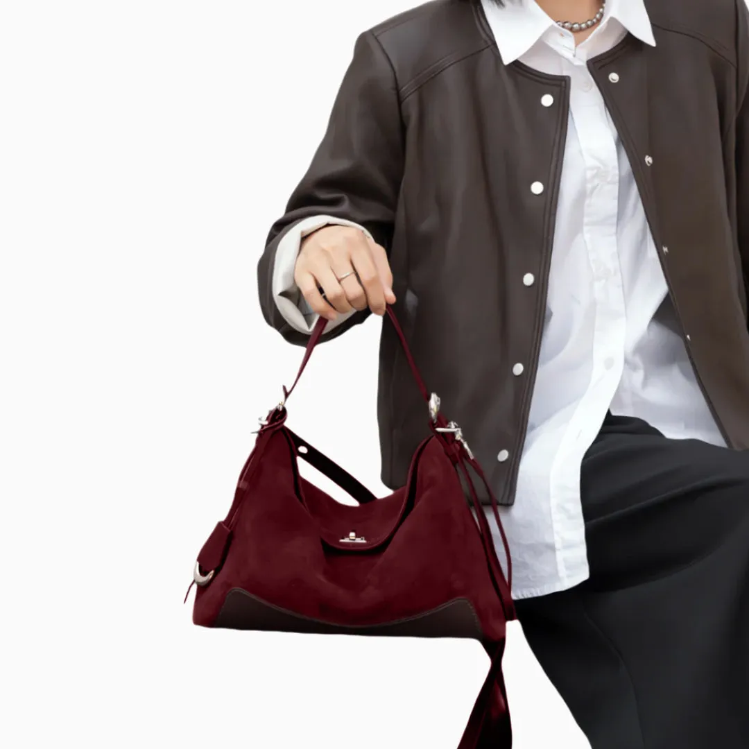 Pip Burgundy Shoulder Bag