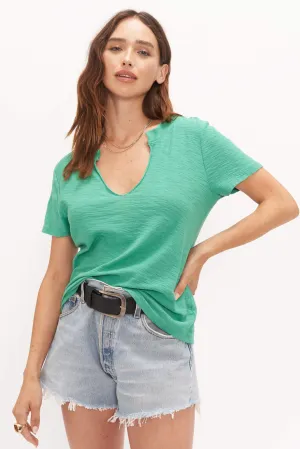 Plata Notched Tee