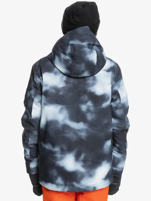 Quiksilver Boys Mission Printed Insulated Snow Jacket