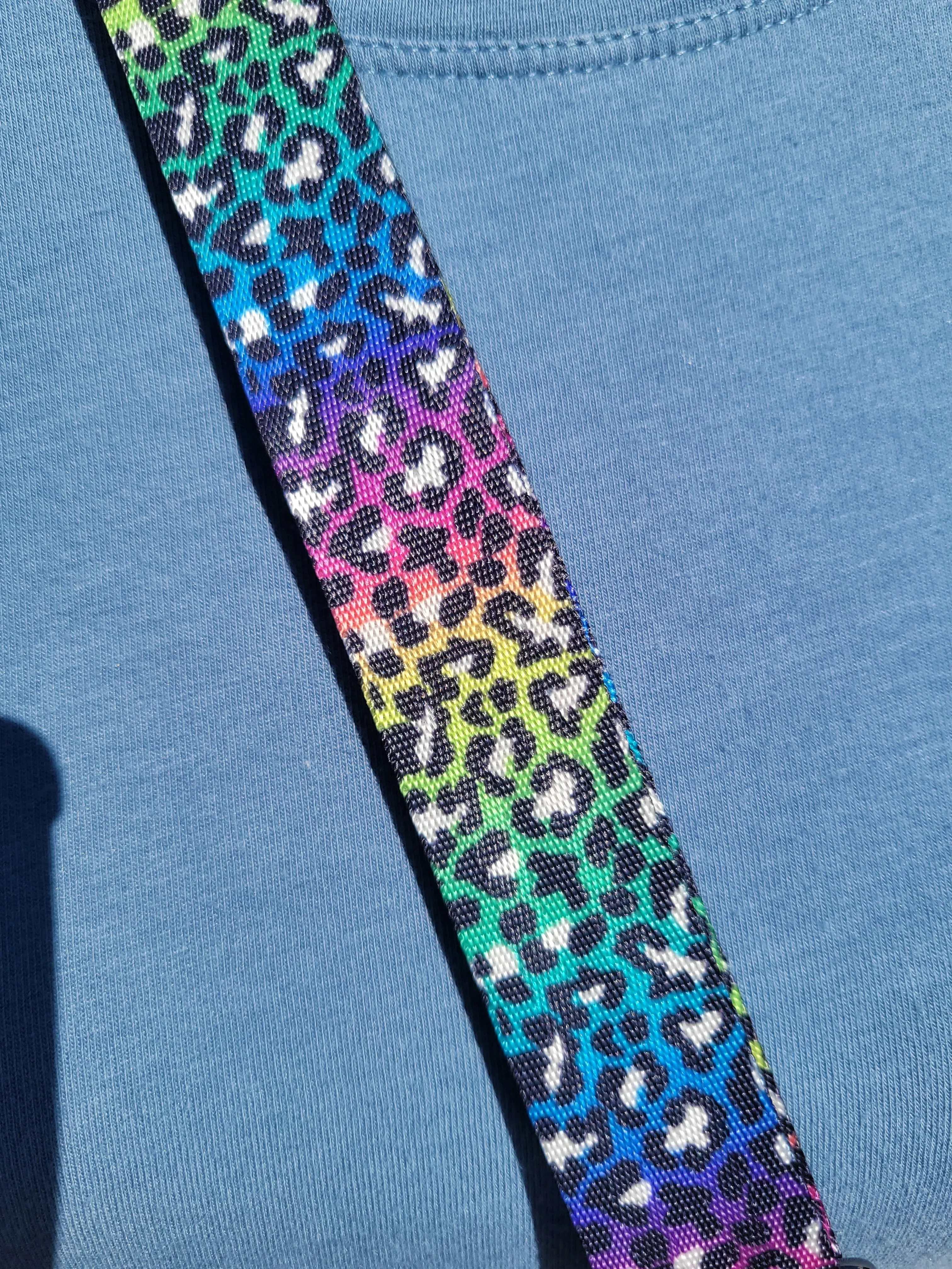 Rainbow Cheetah Phone Sling