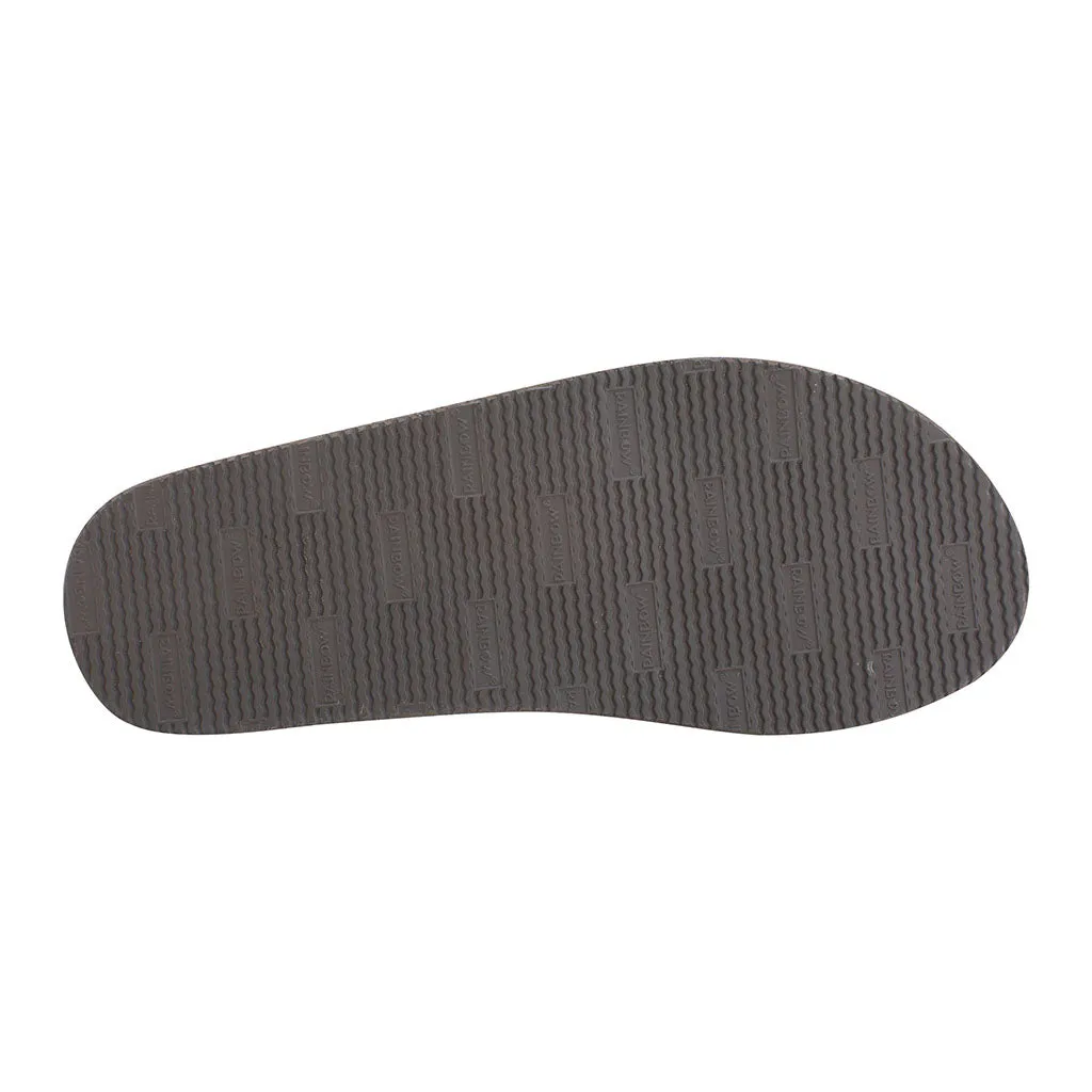 Rainbow Double Layer Expresso Premier Leather with Arch Support
