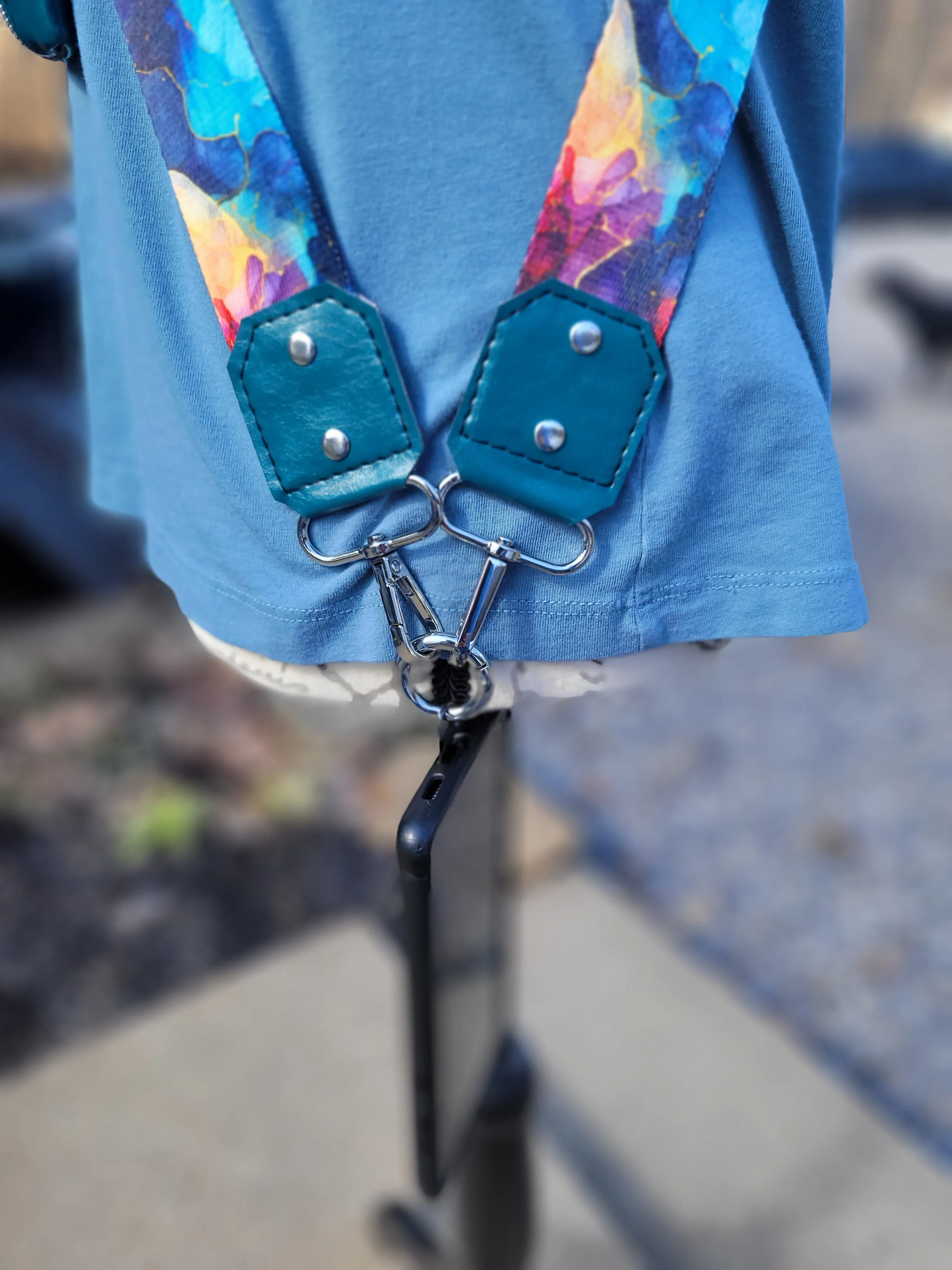 Rainbow Ink Phone Sling