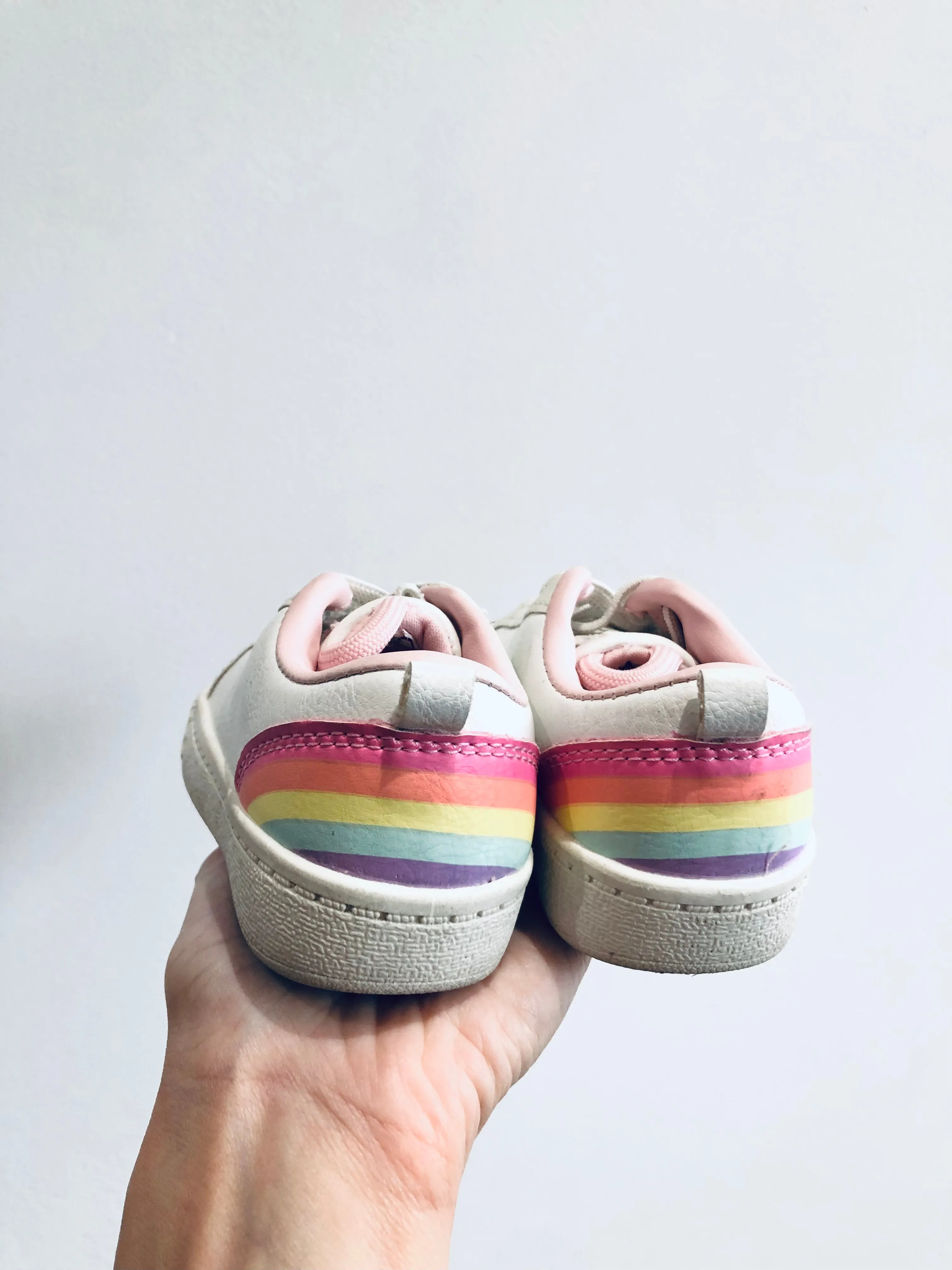 Rainbow Sneakers // 4 Toddler