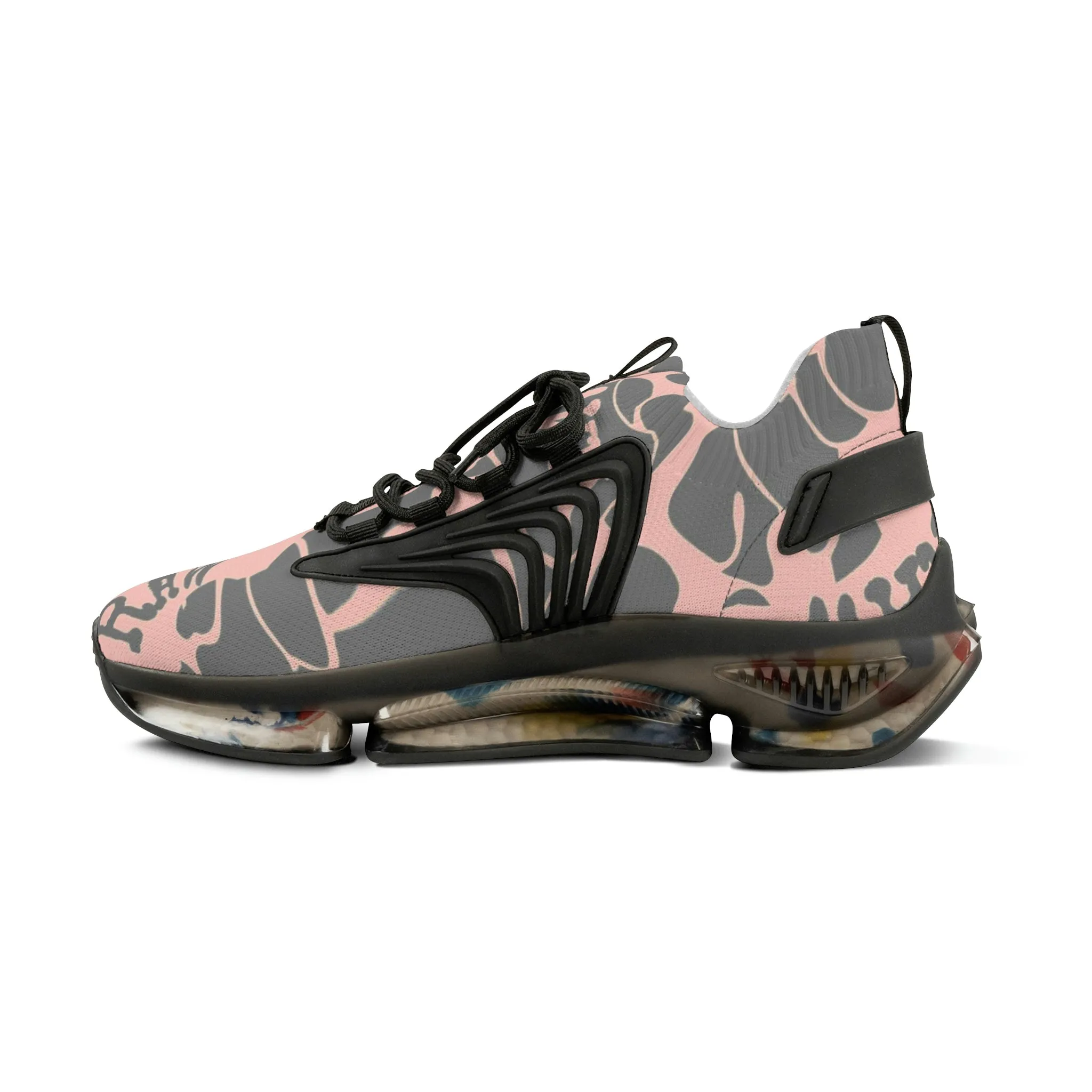 Raw Sushi "moon walker" Sports Sneakers (pink/grey camo)