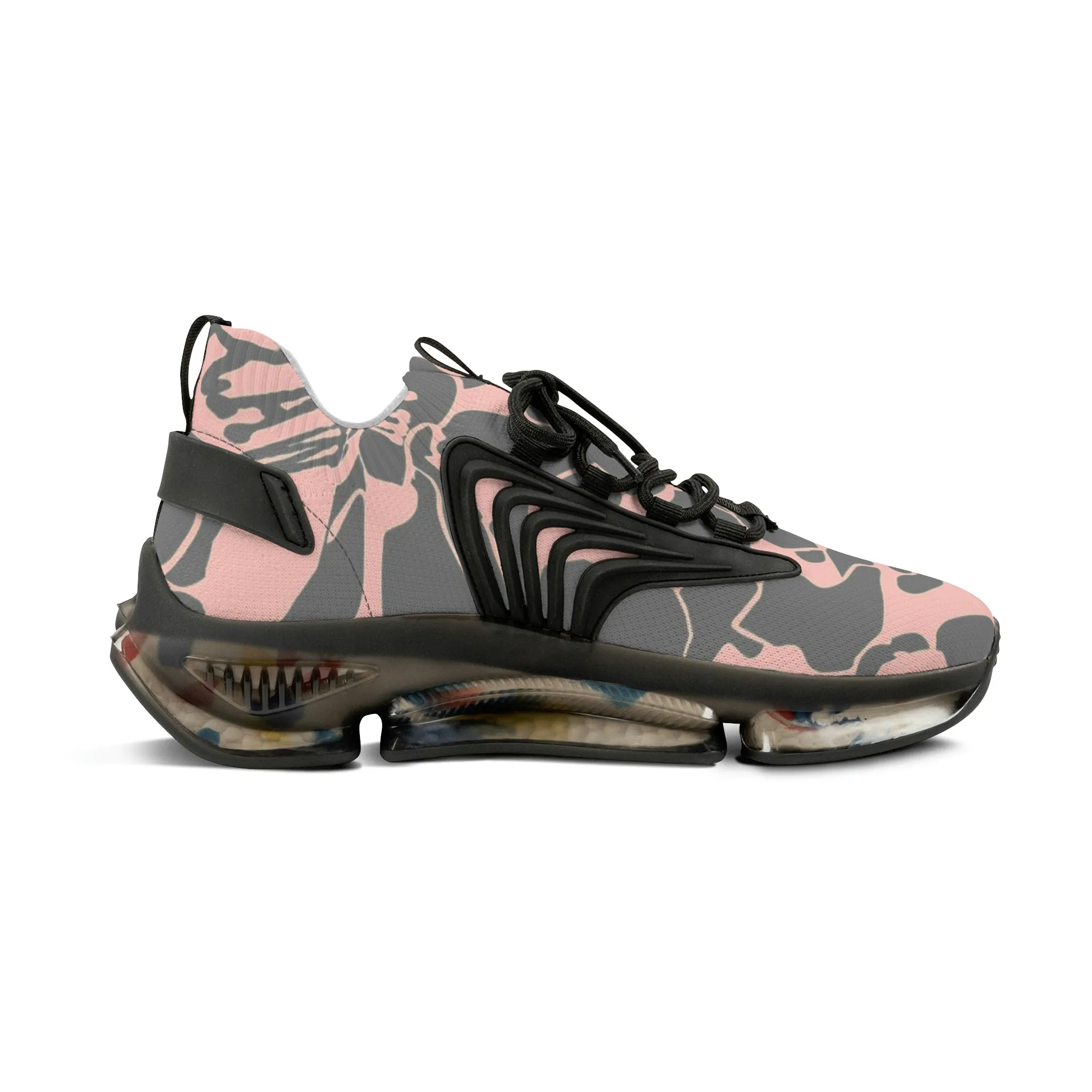 Raw Sushi "moon walker" Sports Sneakers (pink/grey camo)