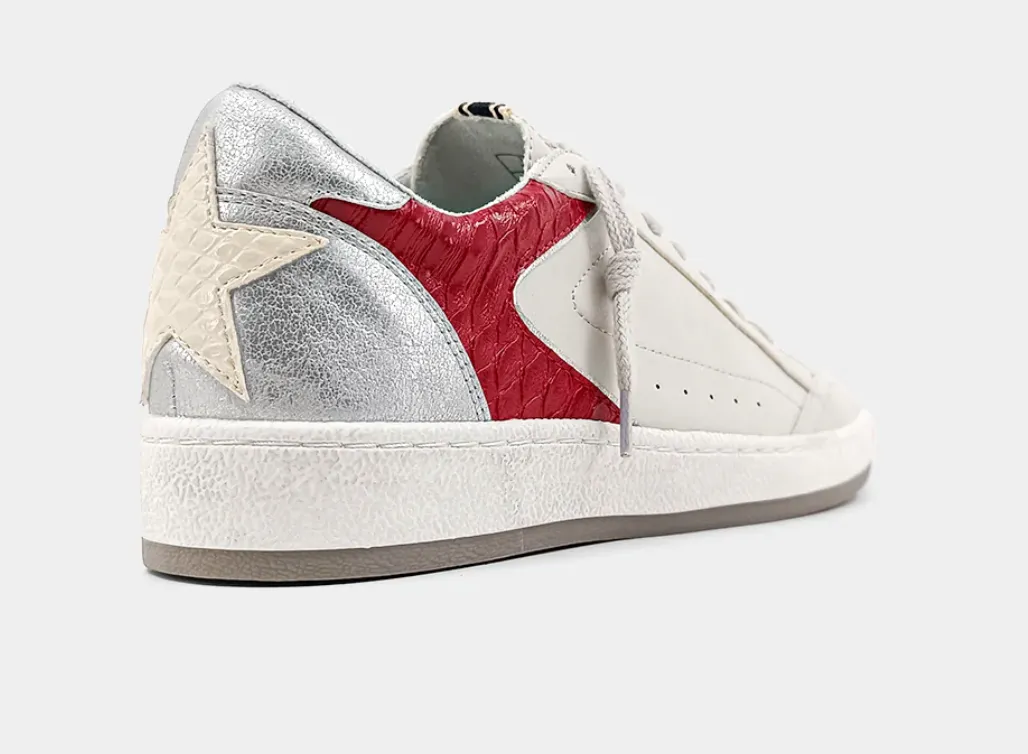 Red Stripe Sneakers