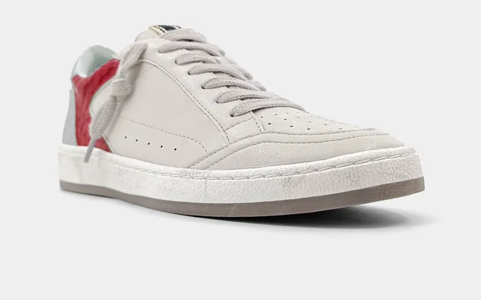 Red Stripe Sneakers