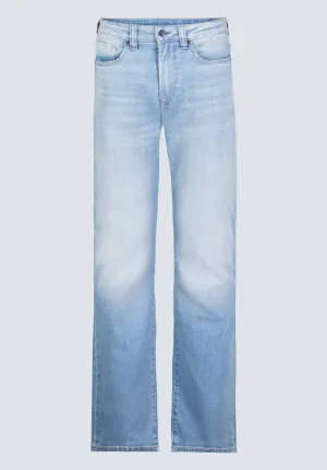 Relaxed Boot Game Men's Vintage Feel Jeans, Light Blue - BM26002