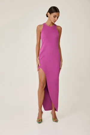 Ribbed Asymmetrical Dress