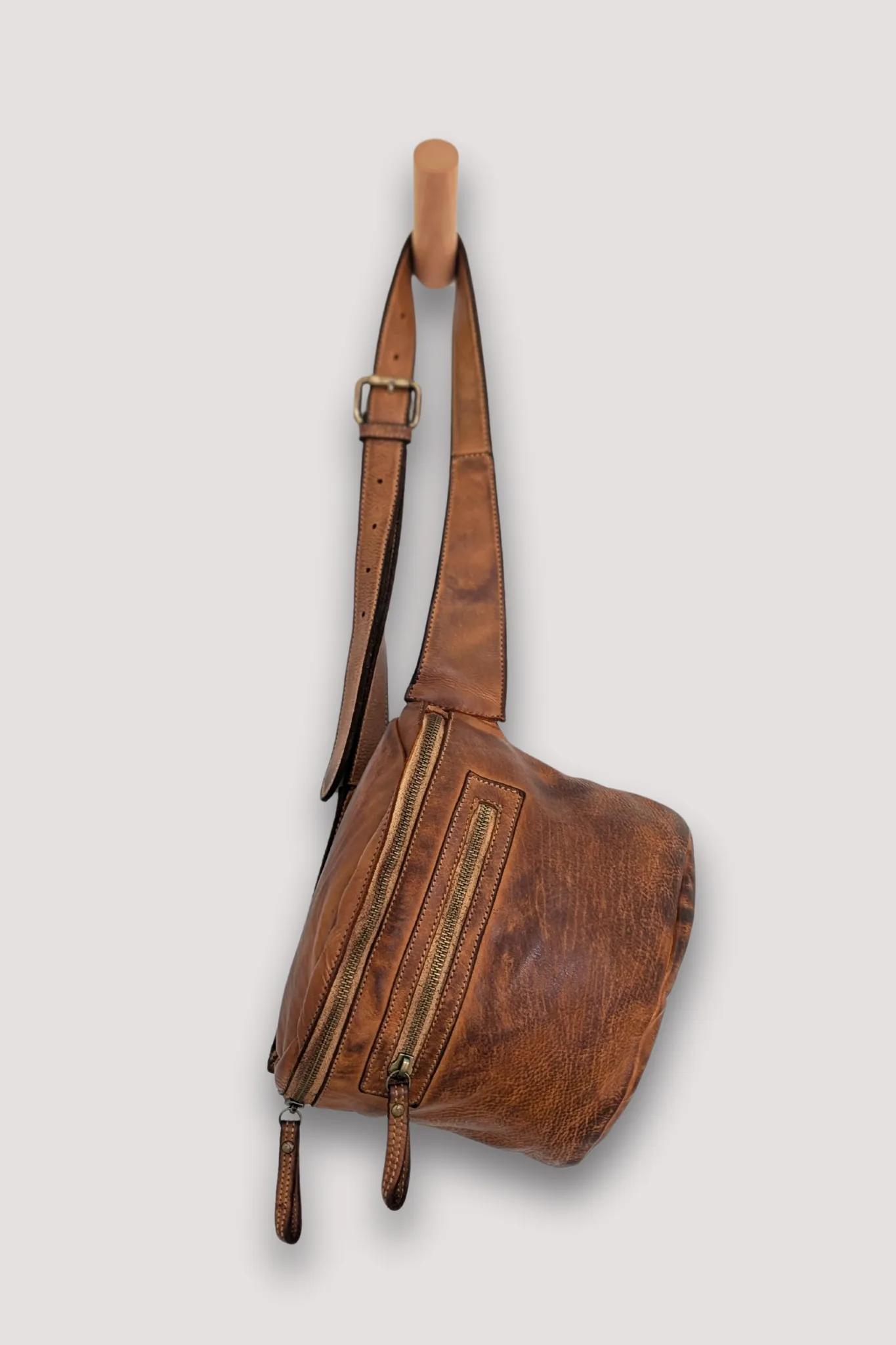 Rider Crossbody Sling Bag - Cognac Rocks - MENS - CANADA