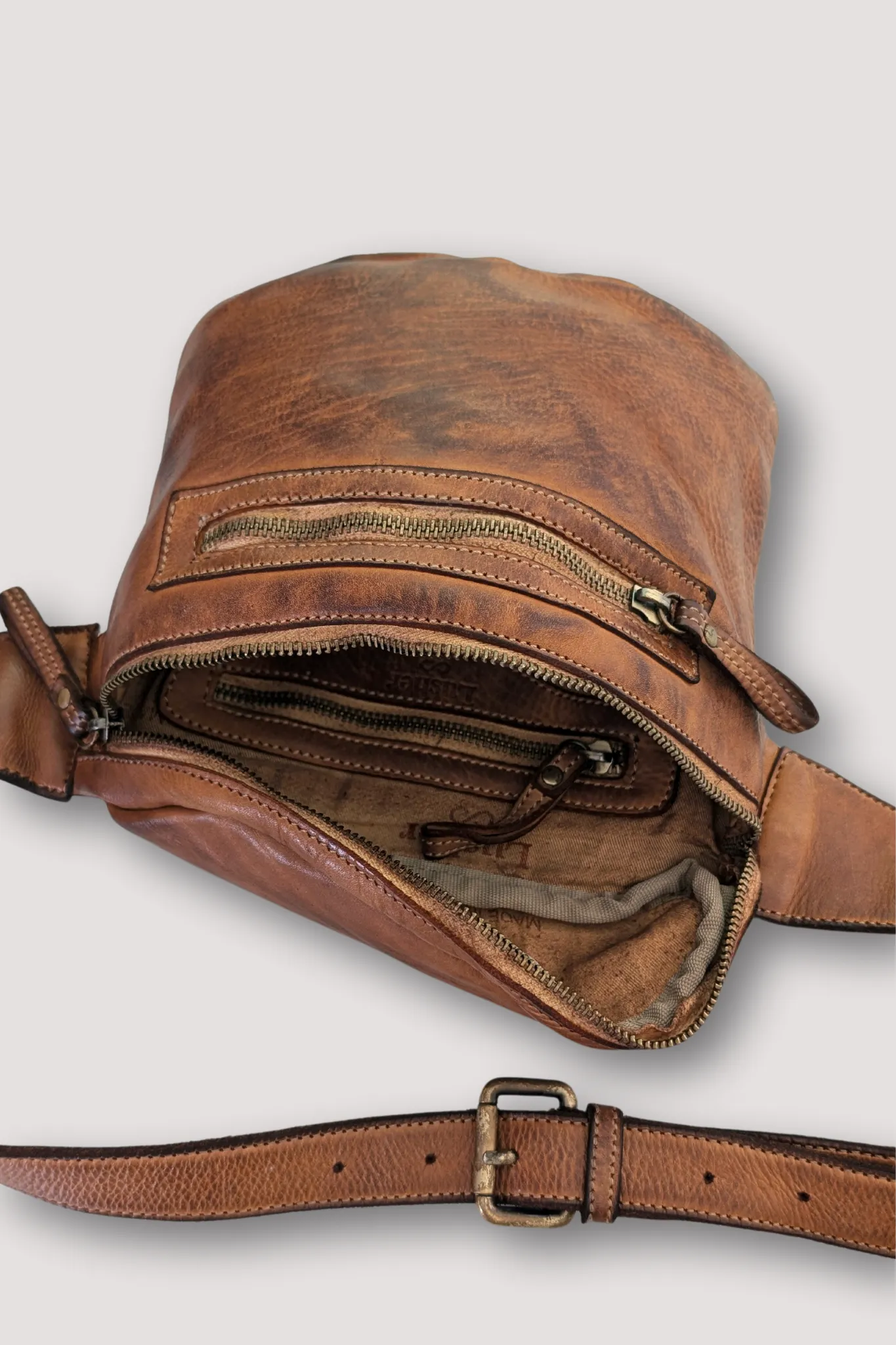Rider Crossbody Sling Bag - Cognac Rocks - MENS - CANADA