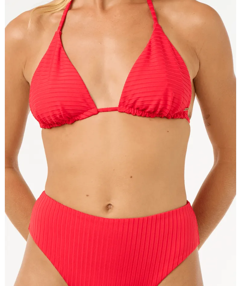 RIP CURL PREMIUM SURF D-DD SLIDING TRI - HIBISCUS RED