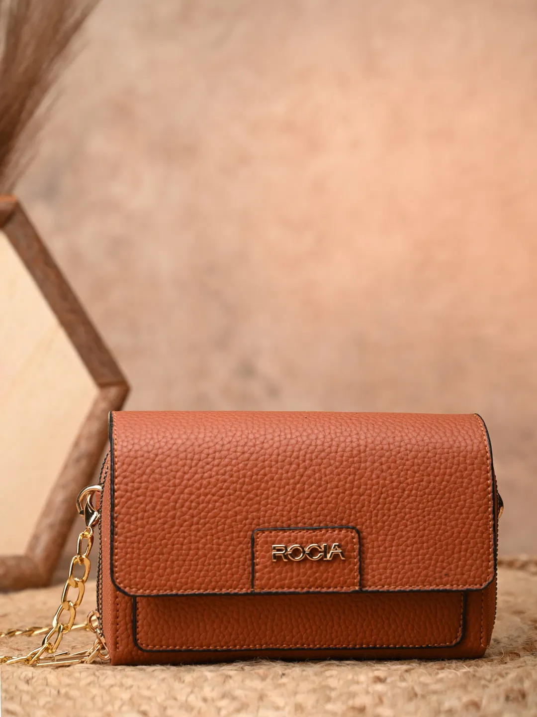 Rocia By Regal Tan Women Drymill Crossbody