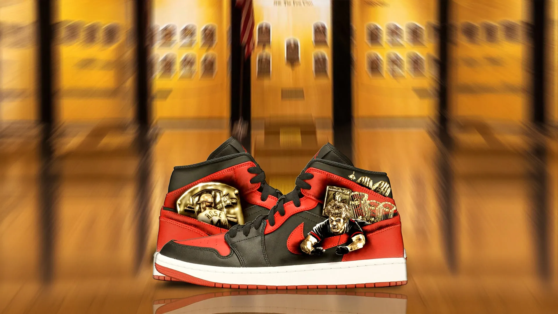 Rose Gold Jordan 1s | Limited Edition Pete Rose Signed Sneakers