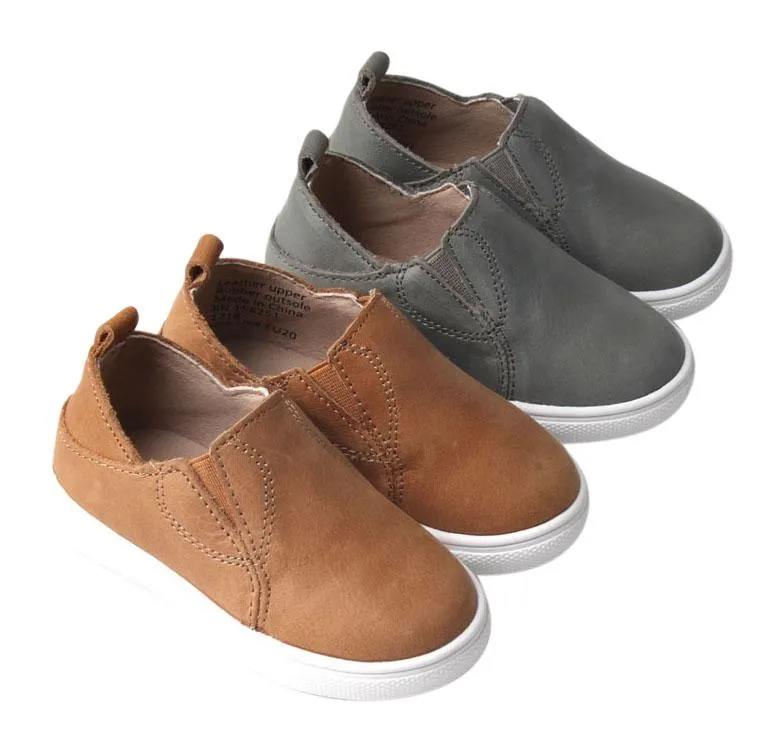 Saddle - Slip On Sneakers - US Size 5-10 - Hard Sole
