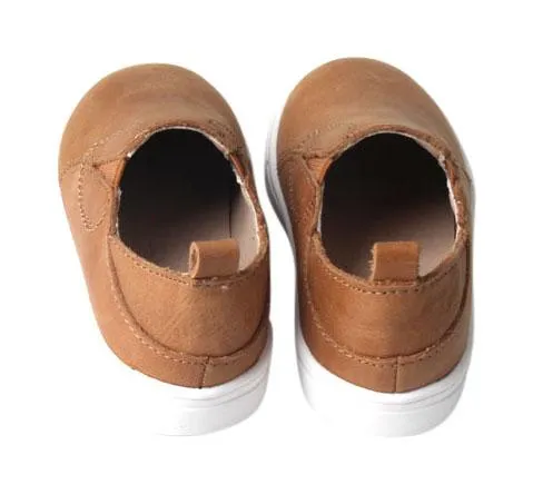 Saddle - Slip On Sneakers - US Size 5-10 - Hard Sole