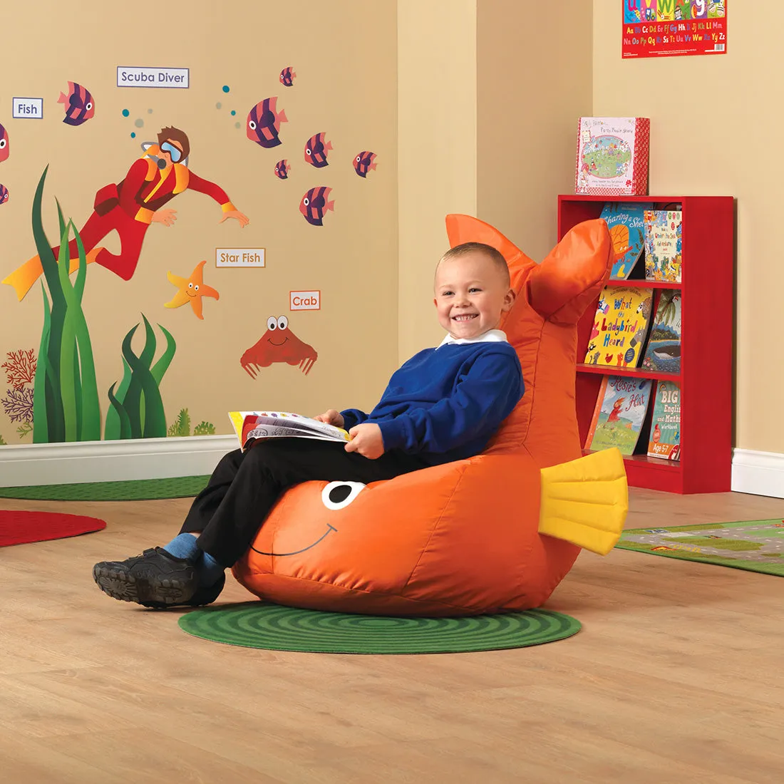 Sea Life Creature Bean Bags (Octopus, Fish & Whale) pk 3