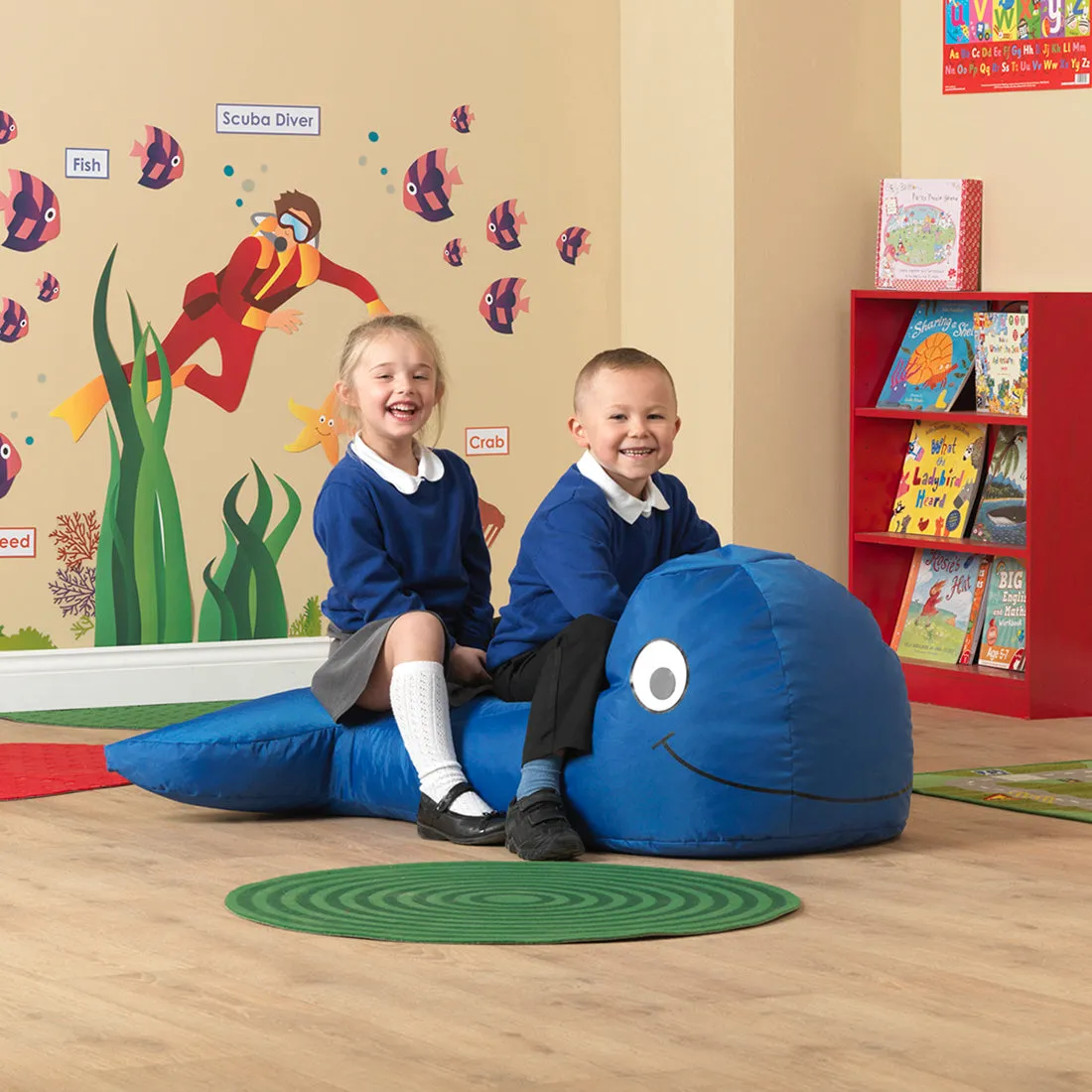 Sea Life Creature Bean Bags (Octopus, Fish & Whale) pk 3