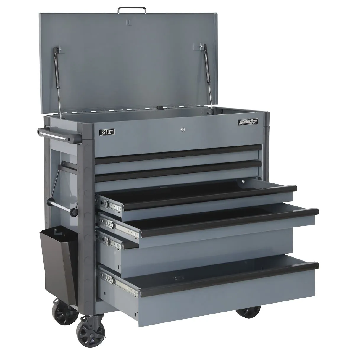 Sealey Superline Pro Tool Trolley 6 Drawer with Ball Bearing Slides - Grey