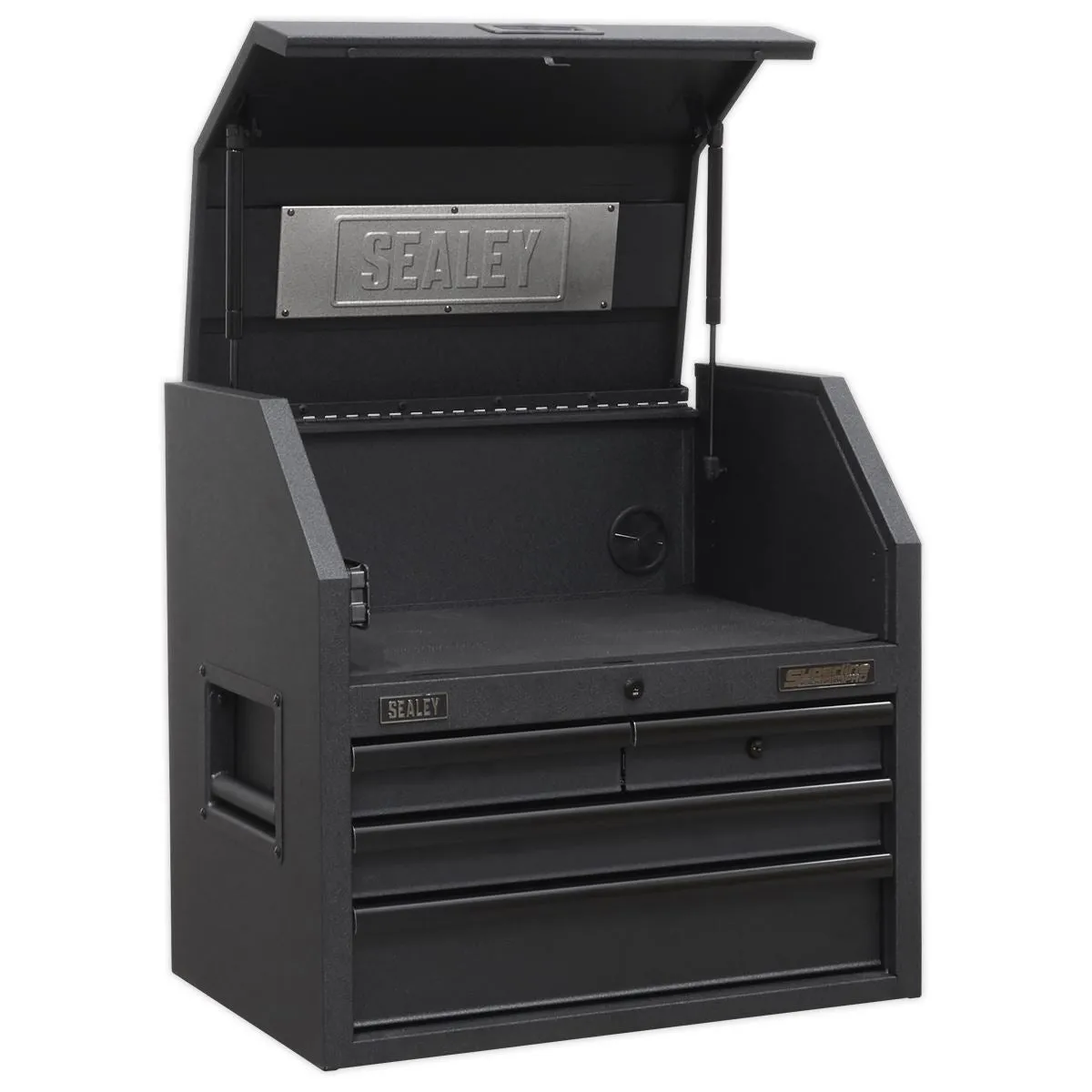 Sealey Superline Pro Topchest 4 Drawer 660mm with Soft Close Drawers & Power Strip