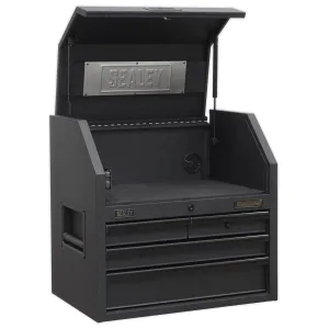 Sealey Superline Pro Topchest 4 Drawer 660mm with Soft Close Drawers & Power Strip