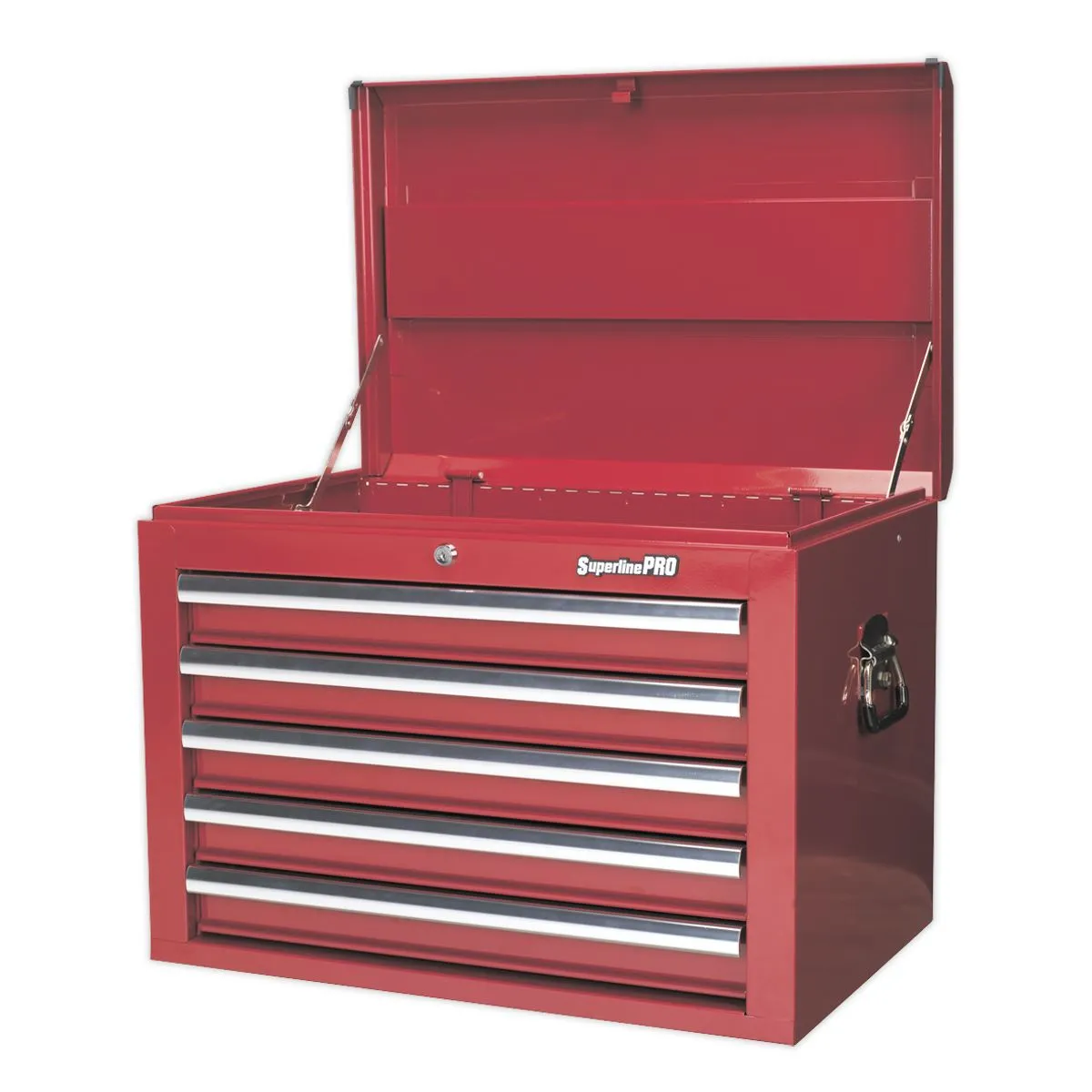Sealey Superline Pro Topchest 5 Drawer with Ball-Bearing Slides - Red