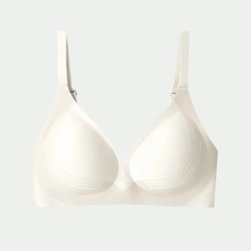 Seamless Ladies Underwear - No Steel Ring, Comfortable, Adjustable Bra with Upper Support & Sling Design