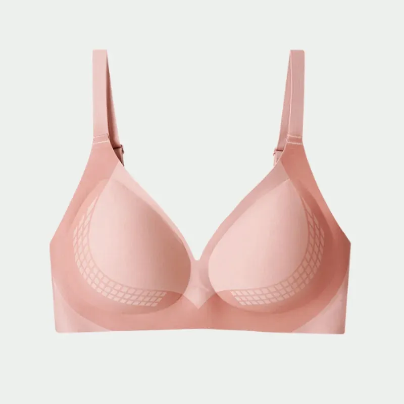 Seamless Ladies Underwear - No Steel Ring, Comfortable, Adjustable Bra with Upper Support & Sling Design